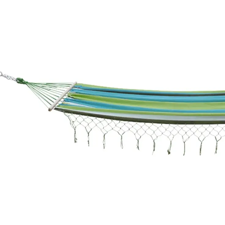 Buitenkado Hangmat 220x140 Spreidstok - Groen
