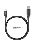 USB-C naar USB kabel 2 meter