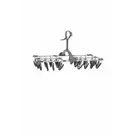 Hangend droogrek 59x34 cm met 36 knijpers