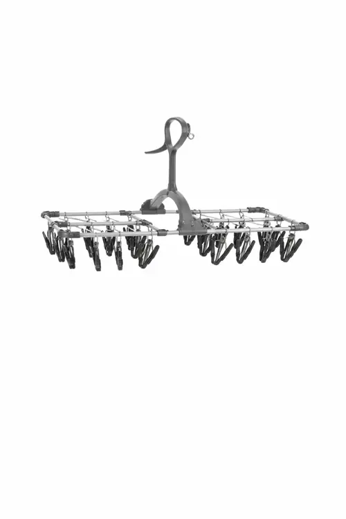 Hangend droogrek 59x34 cm met 36 knijpers