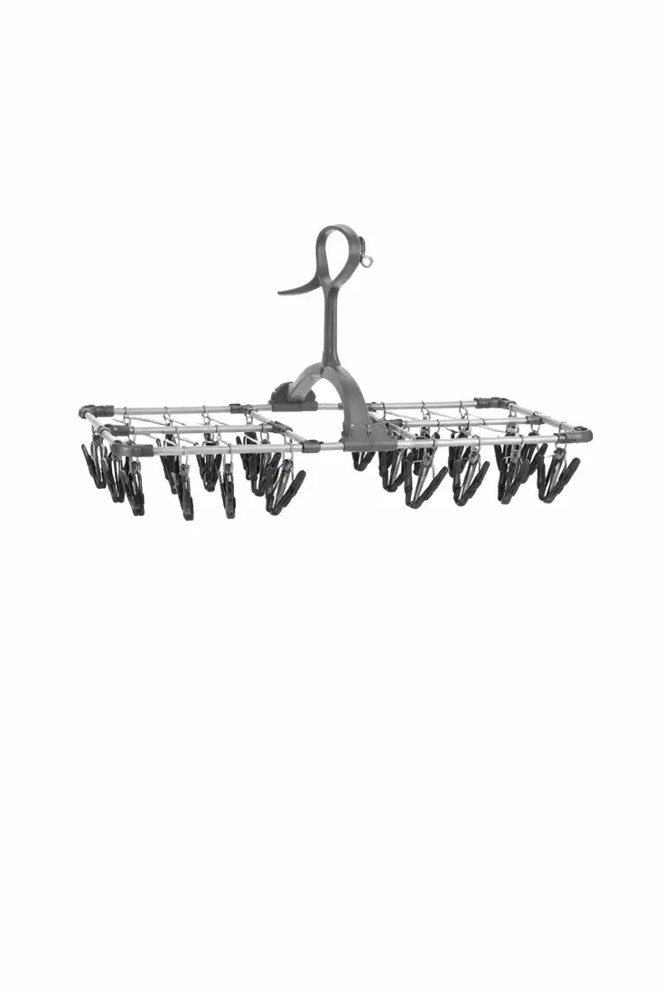 Hangend droogrek 59x34 cm met 36 knijpers