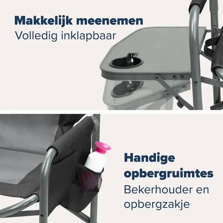 Campingstoel opvouwbaar - 120kg - vouwstoel