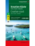 Wegenkaart Kroatische kust, Istrië/Dalmatië