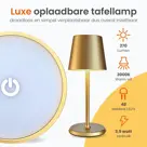 Goliving Essence Tafellamp Oplaadbaar – 26cm
