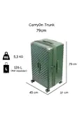 Trunk 79cm Grote harde koffer 126 liter
