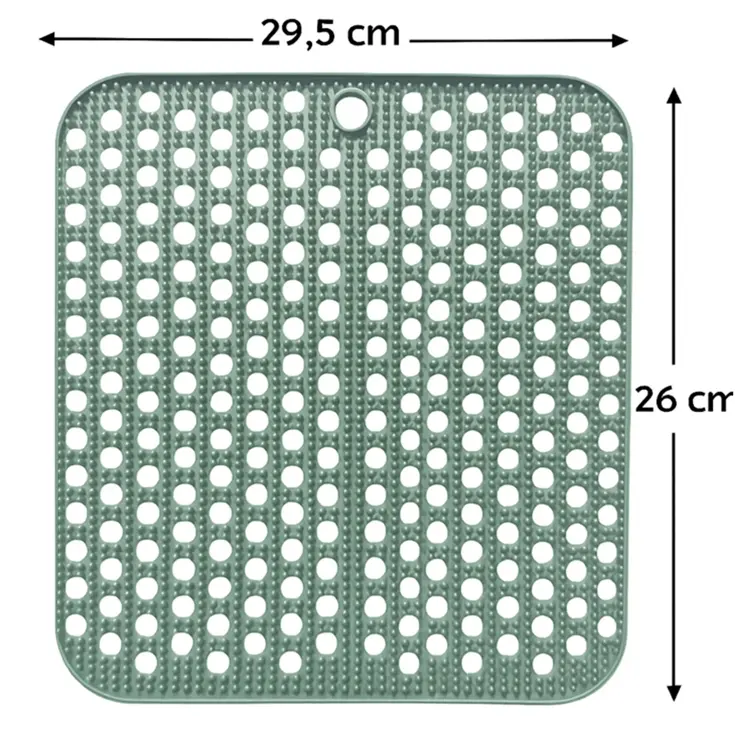Afdruipmat Siliconen 29,5x26 cm - Hem