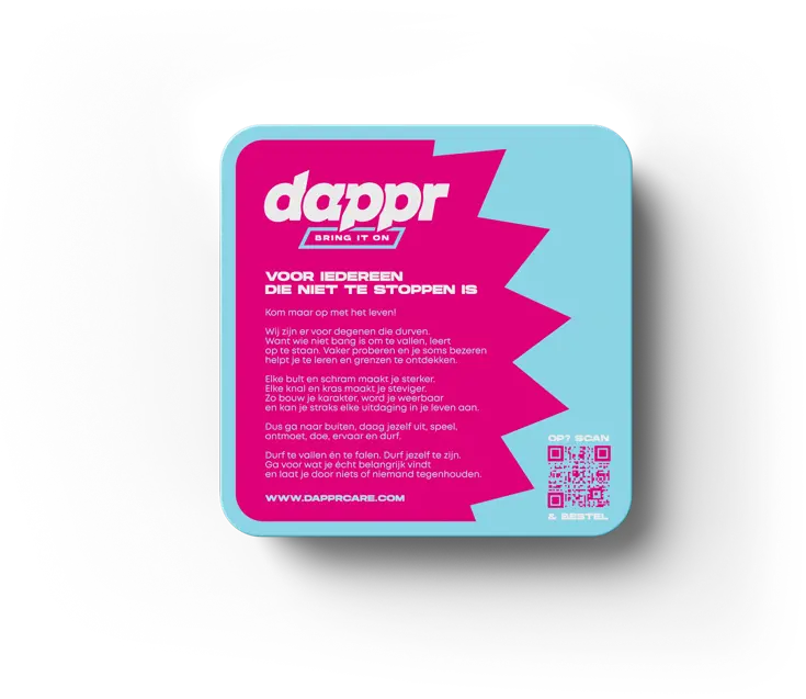 Dappr Sensitive Pleisters TIE DYE 30ST