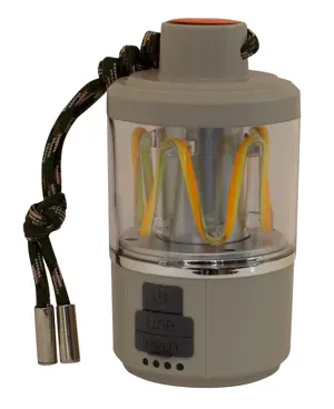 String campinglamp met zaklamp