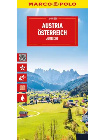 Wegenkaart Oostenrijk