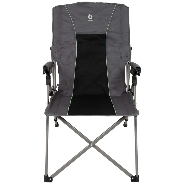 Bo-Camp Vouwstoel Fraser 4-Standen Antraciet