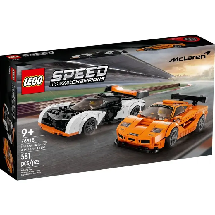LEGO® McLaren Solus GT & McLaren F1 LM 76918