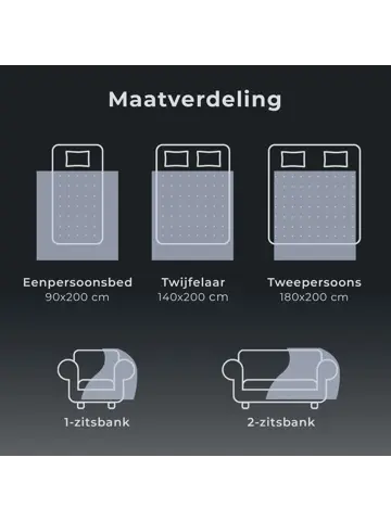 STAUS&BACH - 2 Persoons elektrische deken