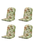 Axel - Kuipstoelkussen Hoge rug - Set van 4