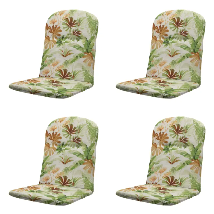 Axel - Kuipstoelkussen Hoge rug - Set van 4