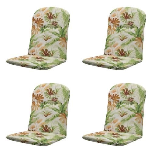 Axel - Kuipstoelkussen Hoge rug - Set van 4