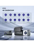M360 2CH 4K Wifi GPS 64gb dashcam