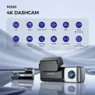AZDome M360 2CH 4K Wifi GPS 64gb dashcam