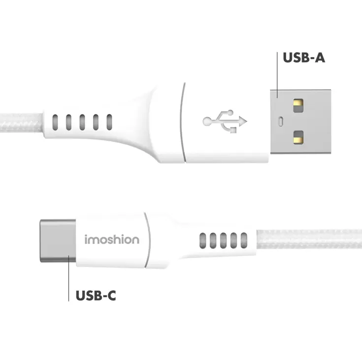 imoshion USB-C naar USB A kabel - 0,25 meter