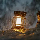 Thunder Lantaarn - Warm en Sfeerfvol - LED