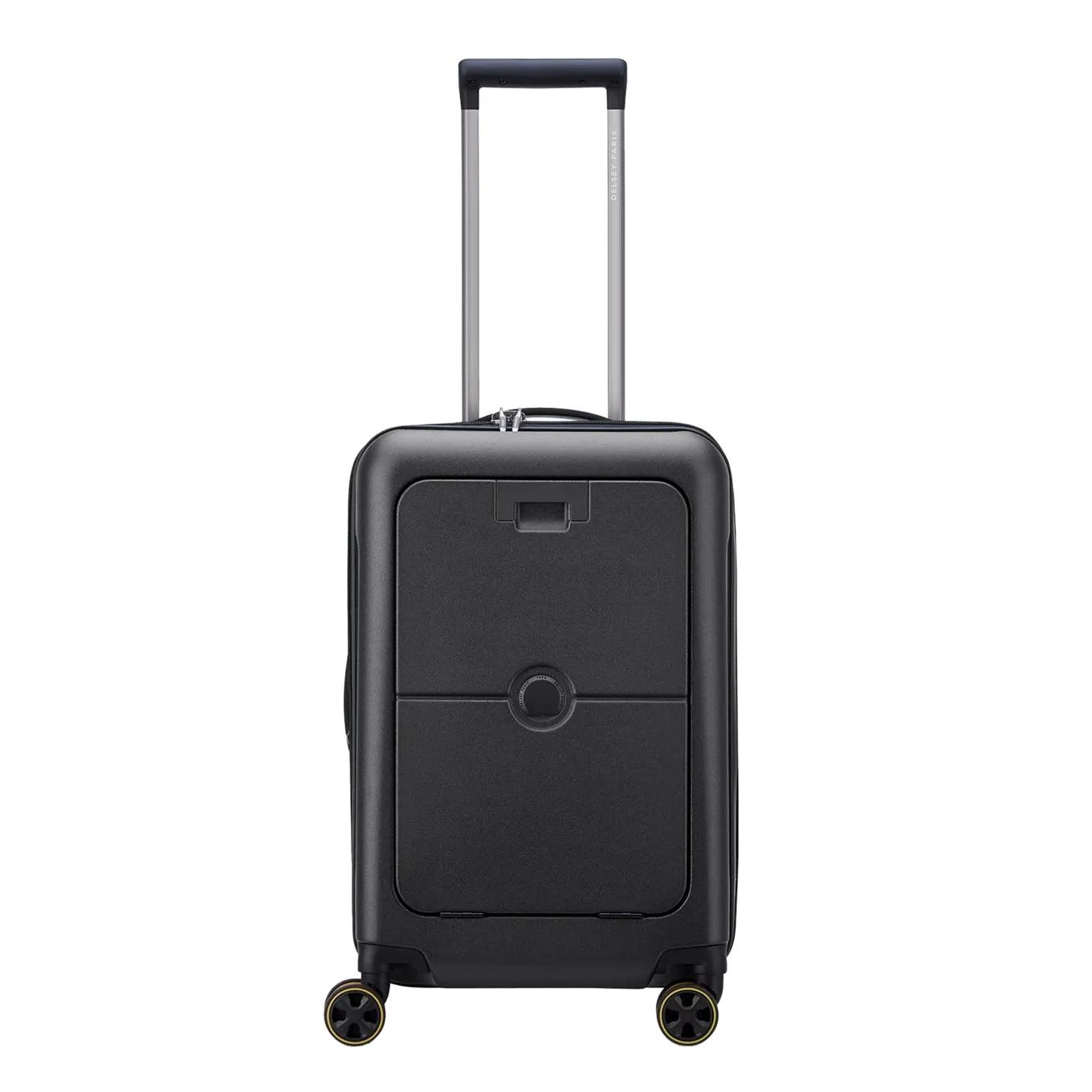 Delsey  cabin trolley s front pocket Zwart  Zwart main product image