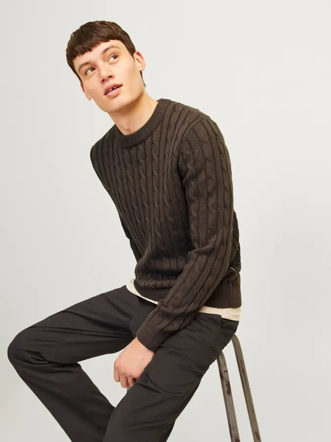 Heren Ross Knit Crew Neck Jack & Jones