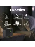 DAB57 DAB+/FM Radio Wekkerfunctie