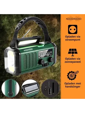 Noodradio solar Opwindbaar