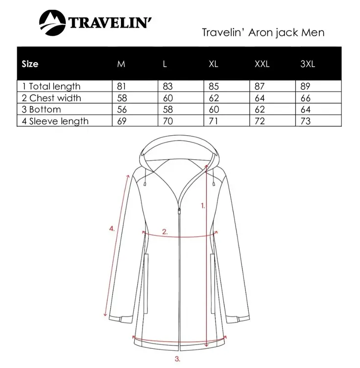 Aron Heren - Hardshell Jas - Waterdicht