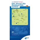 ANWB Wegenkaart Eifel, Moezel, Rijn, Rheinland-Pfalz, Saarland