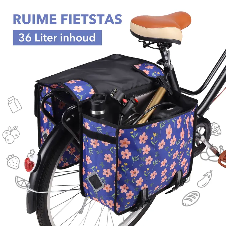 Dubbele Fietstassen 36L