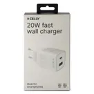 USB en USB-C 20W - Muurlader - Celly
