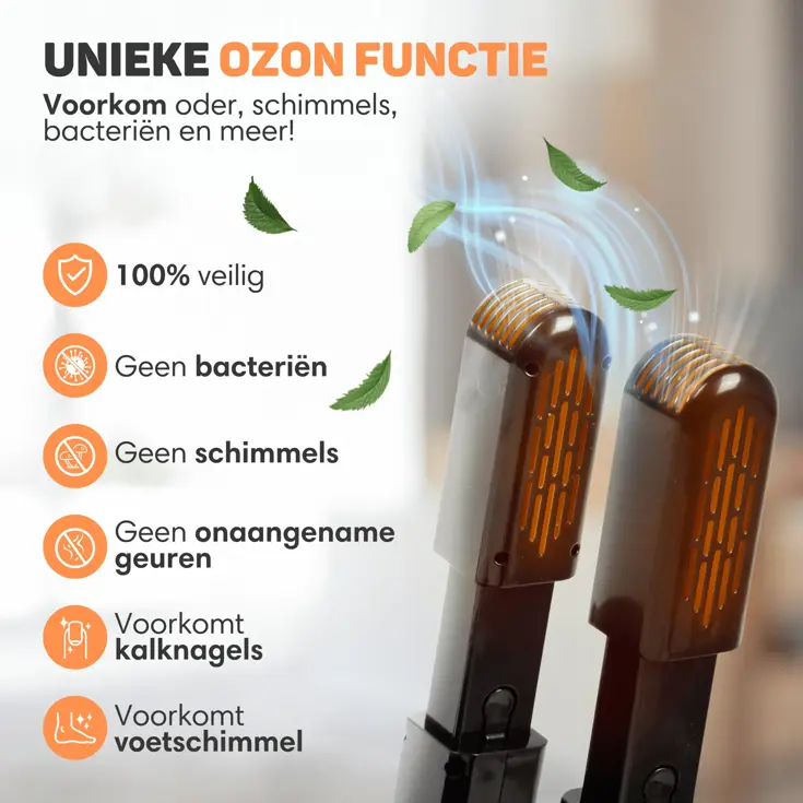 Schoenendroger met Ozone - Meerdere droogfuncties