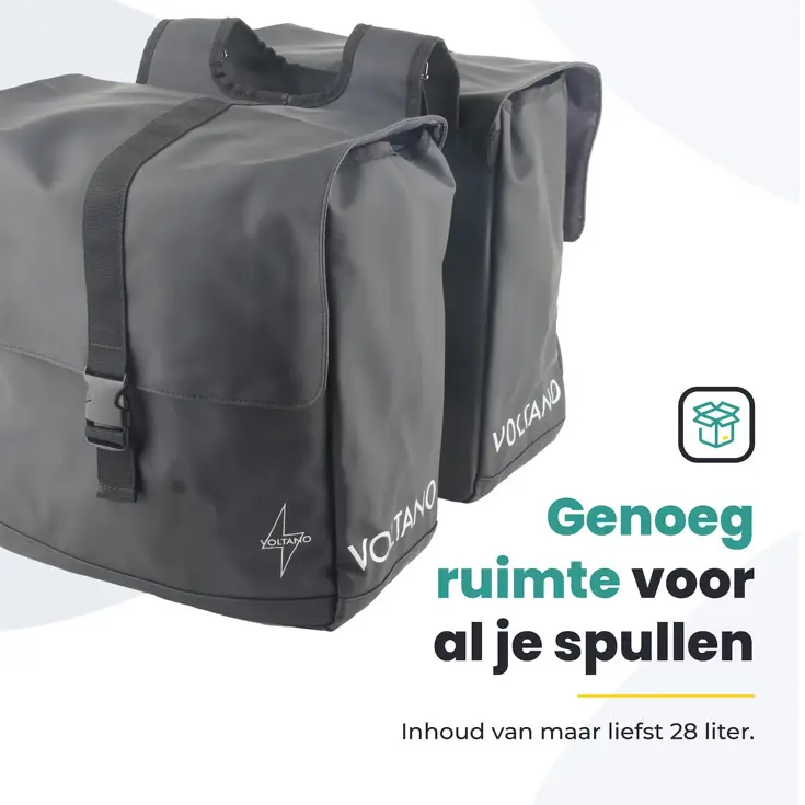 Voltano dubbele fietstas Urban 30 l