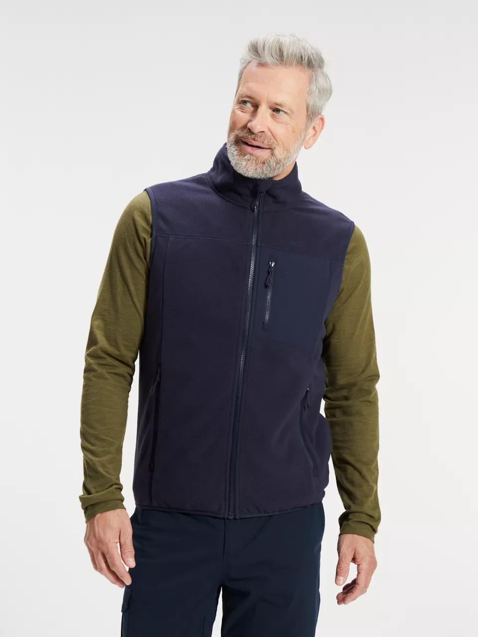 ANWB  Bowen  Fleece bodywarmer heren  Human Nature  Navy   S main product image