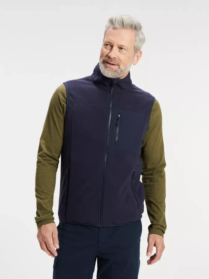 Bowen - Fleece bodywarmer heren - Human Nature