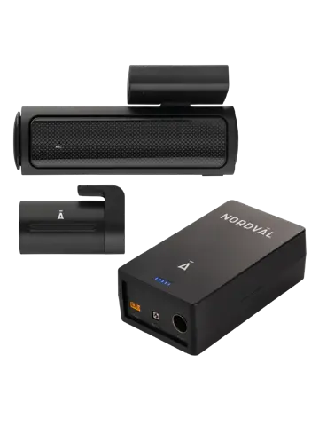 DC202-2CH Dashcam 4K 64GB + BP125 combi set