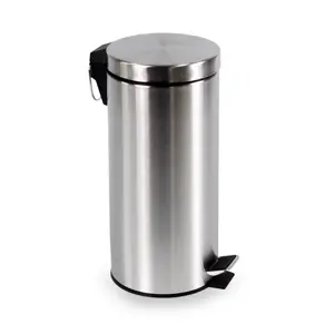 Pedaalemmer 30L – RVS Afvalbak