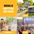 Partytent 3x3m - PT-7810 -  Premium - Antraciet