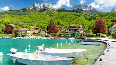 Marina,In,Talloires,At,Lake,Annecy,In,France