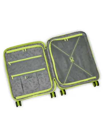 Roncato B-Flying expandable trolley 55 Groen