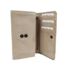 Sigrid - Leren portemonnee - Overslag - 15 pasjes