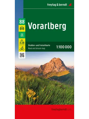 Wegenkaart Vorarlberg