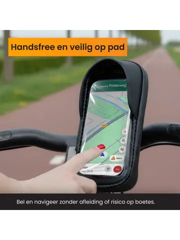 Robuuste Telefoonhouder Fiets & Motor Waterdicht