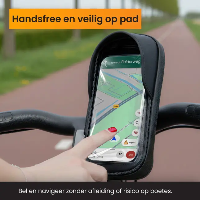 Robuuste Telefoonhouder Fiets & Motor Waterdicht