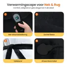 Elektrische Deken Voor Rug en Nek - 90 x 60cm