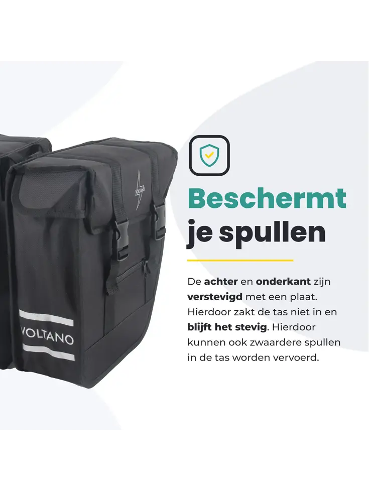 Voltano Dubbele Fietstas 40 L Urban Flow XL