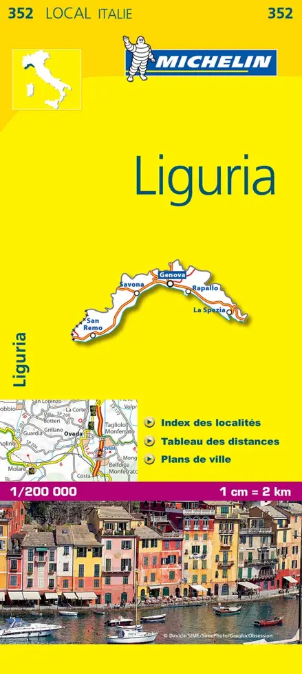 Wegenkaart Local 352 Liguria