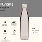 FLASKE 500 ml RVS Drinkfles