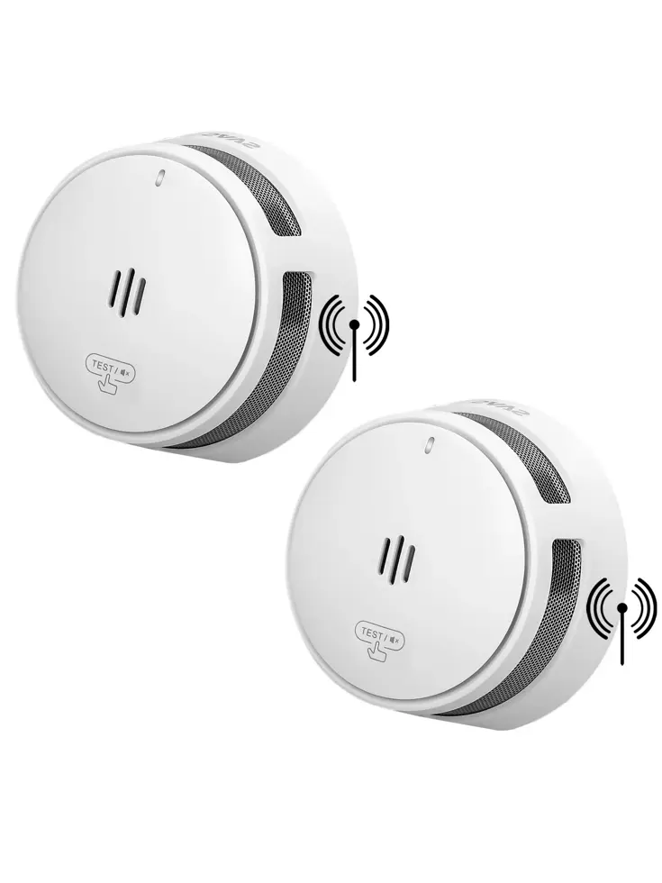 S10-W Koppelbare rookmelder  2-pack