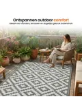 Buitenkleed - 183x290cm - Incl. Draagtas